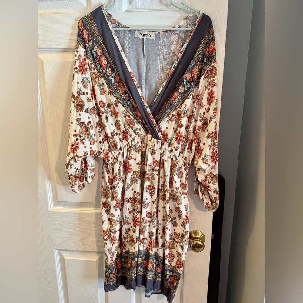Haptics Boho Surplice Dress
